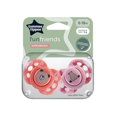 Tommee Tippee Fun Friends Soother 2x 6-18m