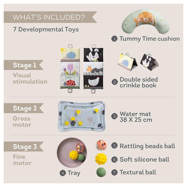 Taf Toys Tummy Time Essentials Kit