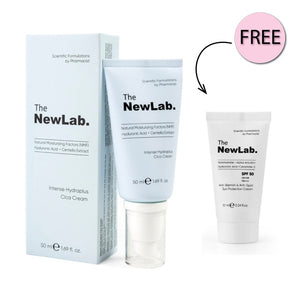 The NewLab Nmf + Centella Extract + Hyaluronic Acid intense Hydraplus Cica Cream 50ml + Free Sun 10ml
