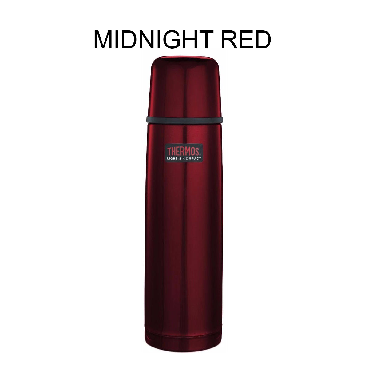 Thermos FBB-3502MR(Midnight Red) Stainless Steel Vacuum Insulated Flask with Screw Stopper,350ml