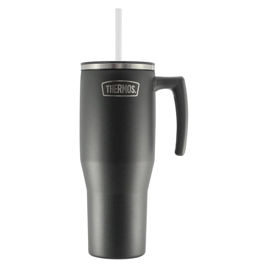 Thermos Ot-1100gy(Gray) Stainless Steel Vacuum Insulated Travel Mug With Dual Functionn