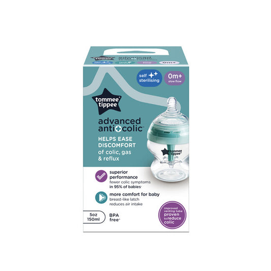 Tommee Tippee Closer To Nature Advanced Anti Colic Bottle Slow Flow 150ml