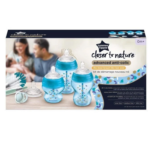 Tommee Tippee Natural Start Advanced Anti-Colic Starter Kit Blue