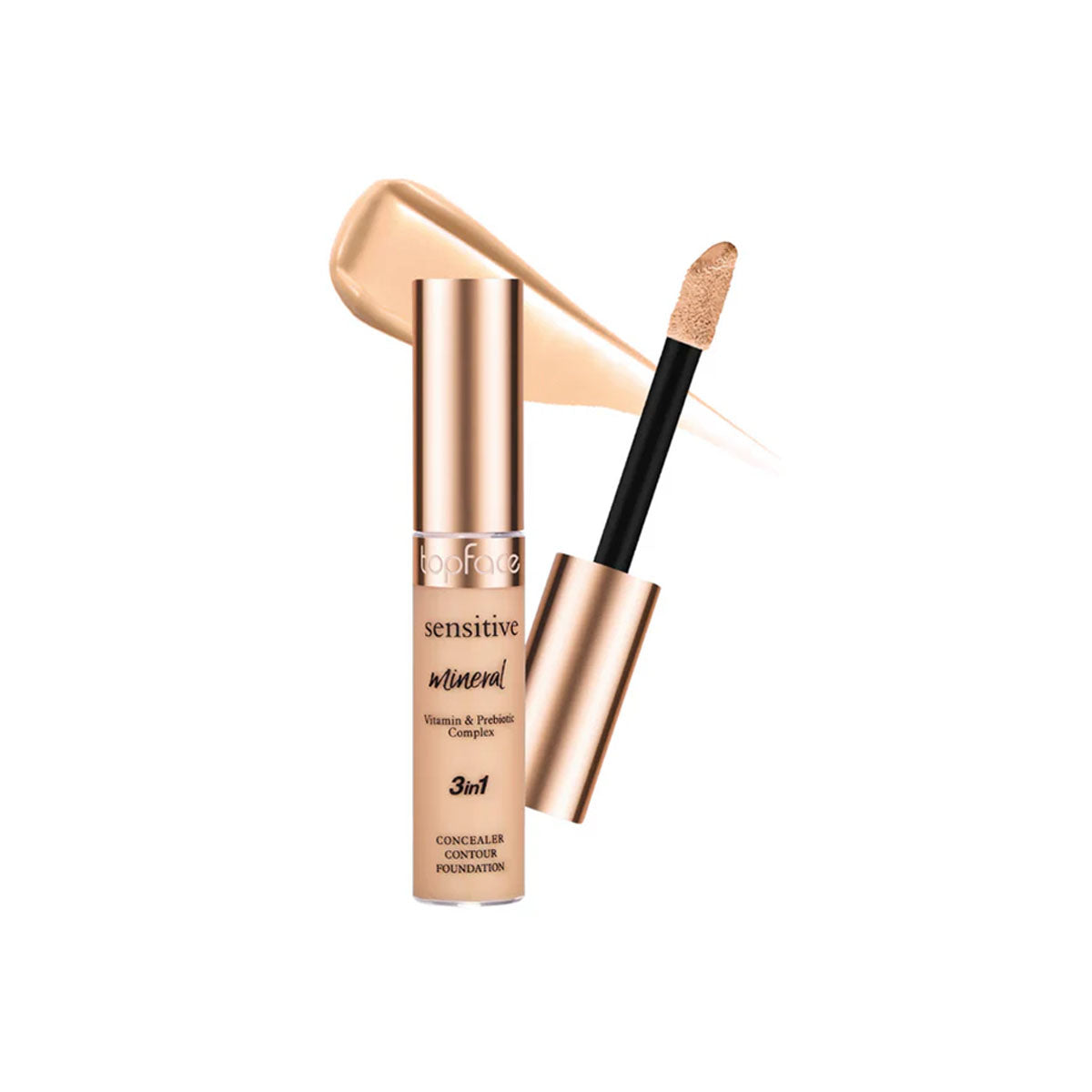 Topface Sensitive Mineral 3in1 Concealer, Contour & Foundation