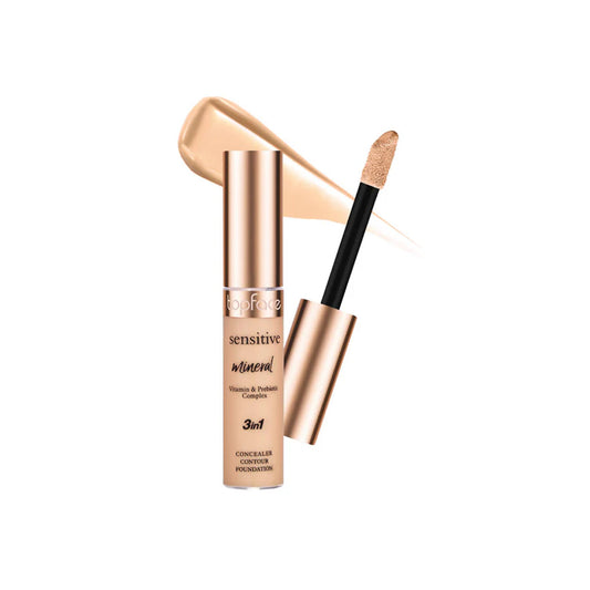 Topface Sensitive Mineral 3in1 Concealer, Contour & Foundation