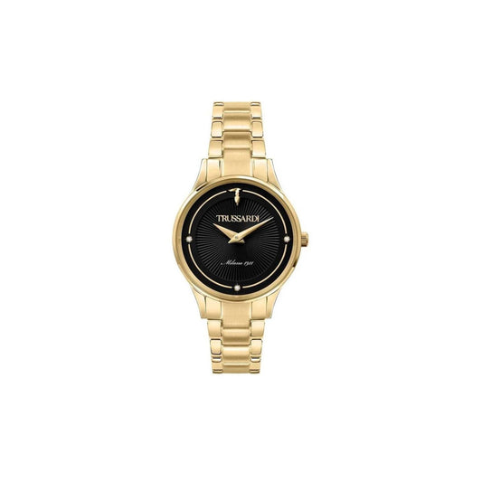 Trussardi Gold Edition R2453149502 Women’s Watch 34 Mm Gold