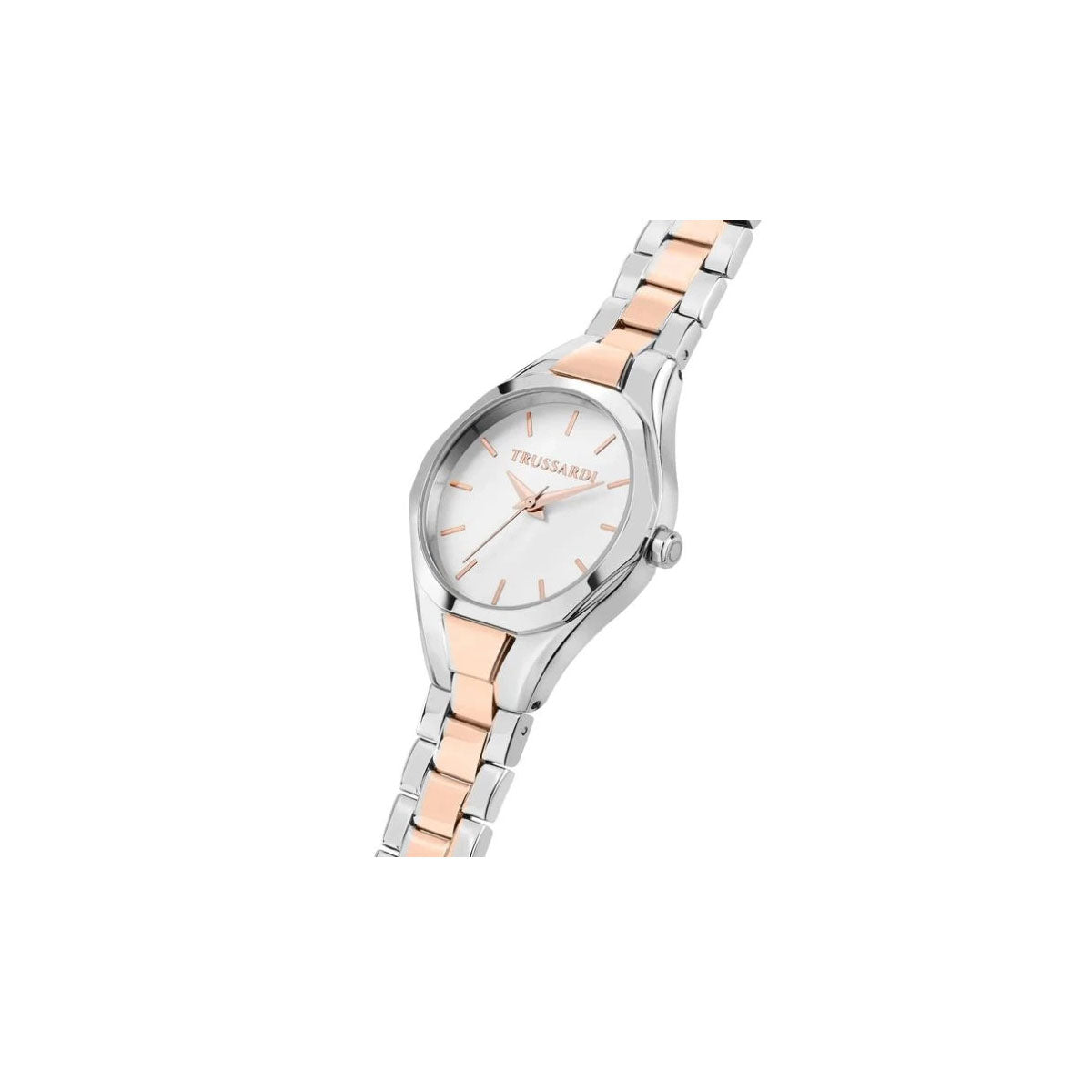 Trussardi Metropolitan R2453159503 Women's Watch 30mm Silver Gold Gift Set
