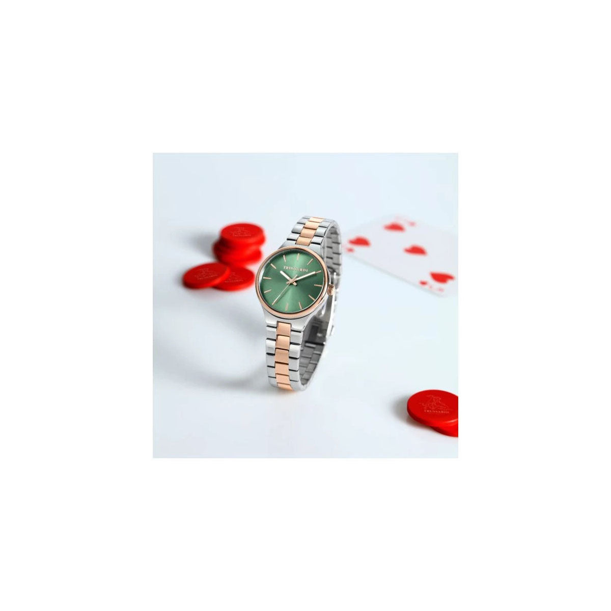 Trussardi R2453172503 Women’s Watch 32Mm Silver Gold