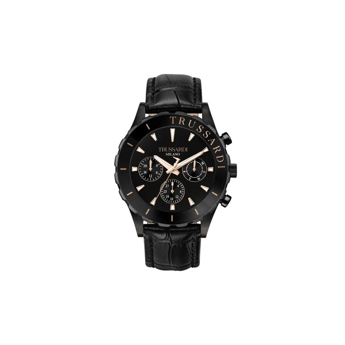 Trussardi T-Logo R2451143003 Men's Watch 45Mm Black