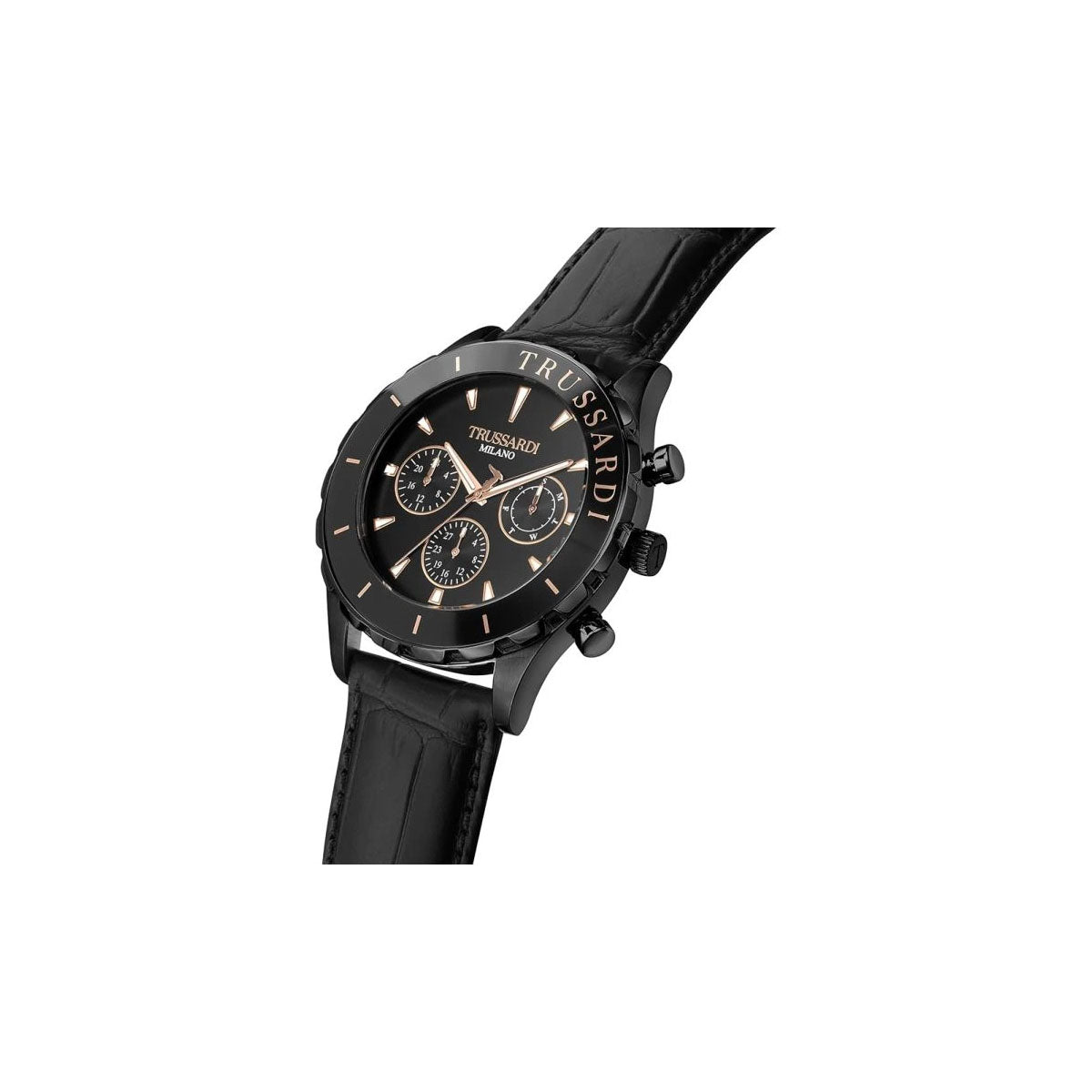 Trussardi T-Logo R2451143003 Men's Watch 45Mm Black