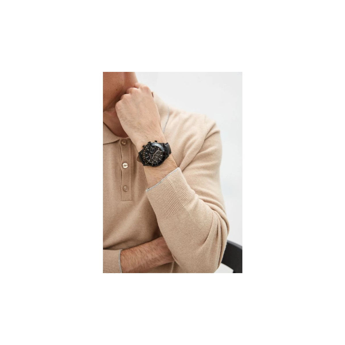 Trussardi T-Logo R2451143003 Men's Watch 45Mm Black