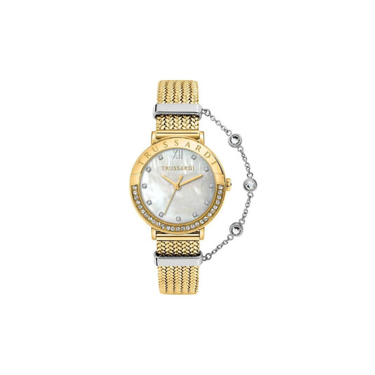 Trussardi T-Vision R2453125508 Women's Watch 30mm Silver Gold