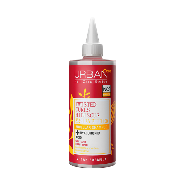 Urban Care Twisted Curls Hibiscus & Shea Butter Micellar Shampoo 340ml