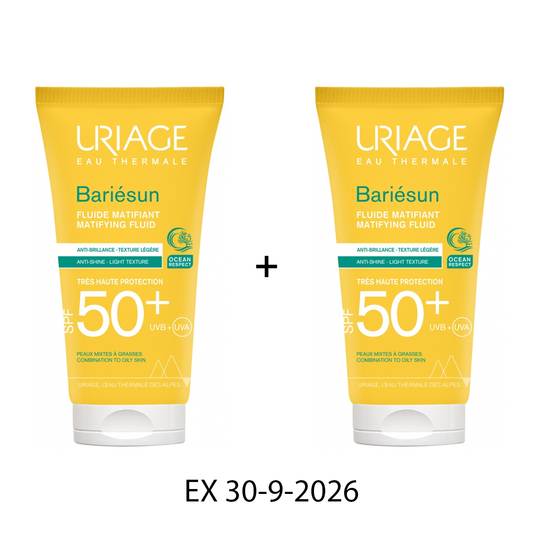 Uriage Bariésun Matifying Fluid Spf50+ 50ml Buy 1 Get 1 Free