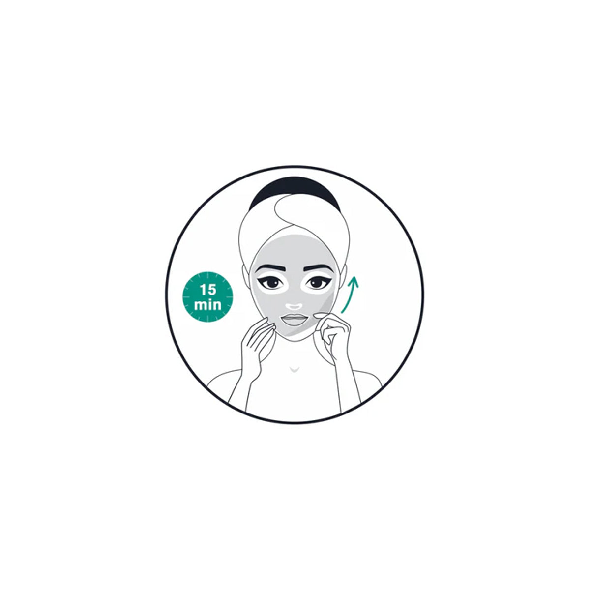 Uriage Hyséac Purifying Peel Off Mask 50ml + Free Mask Applicator