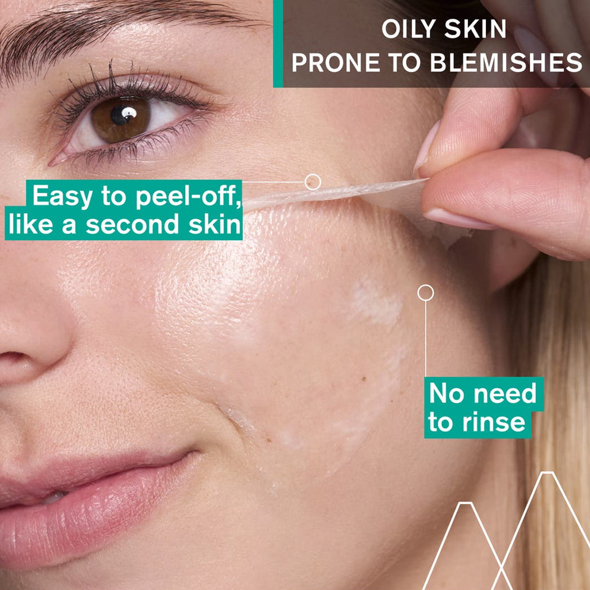 Uriage Hyséac Purifying Peel Off Mask 50ml + Free Mask Applicator