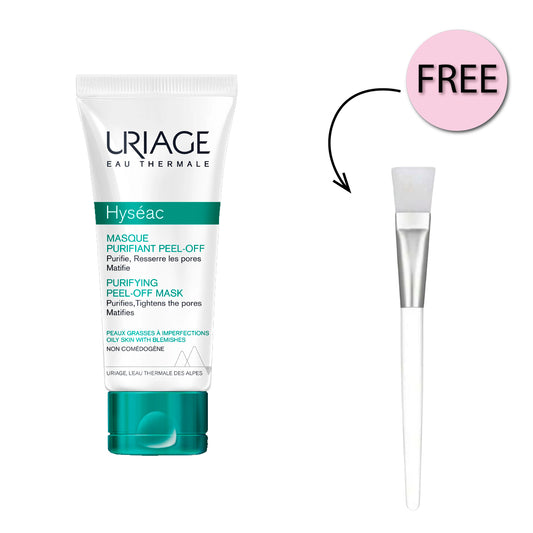 Uriage Hyséac Purifying Peel Off Mask 50ml + Free Mask Applicator