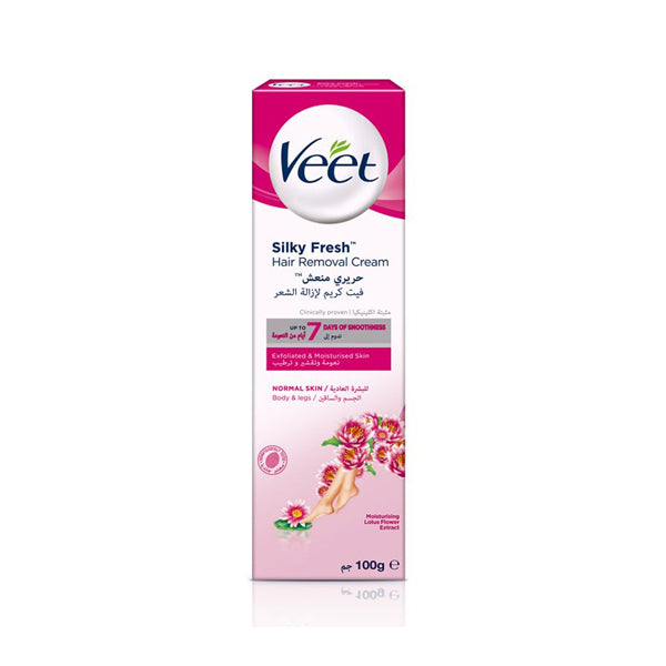 VEET SILKY FRESH HAIR REMOVAL CREAM NORMAL SKIN 100G