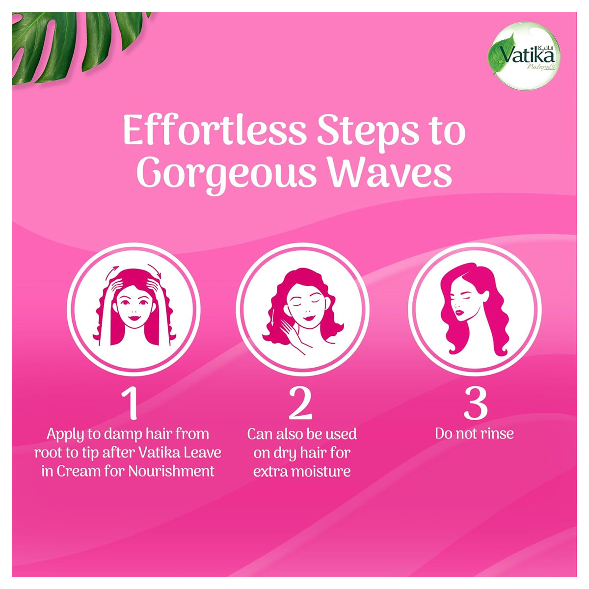 Vatika Curls Activator Hair Cream 330ml