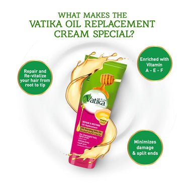 Vatika Repair & Restore Oil Replacement Honey & Egg 200ml