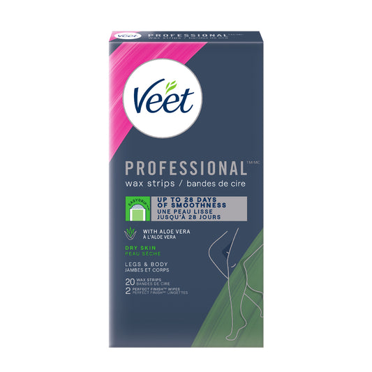 Veet Professional Wax Strips Body And Legs Dry Skin