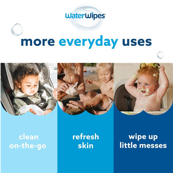 WaterWipes 2+1 Free Offer (3 Packs Of 60 Wipes)