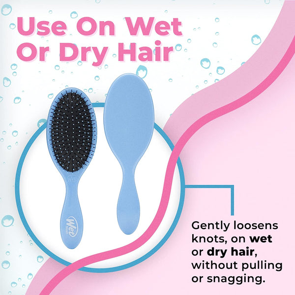 Wet Brush Original Detangler For Thick Hair Blue