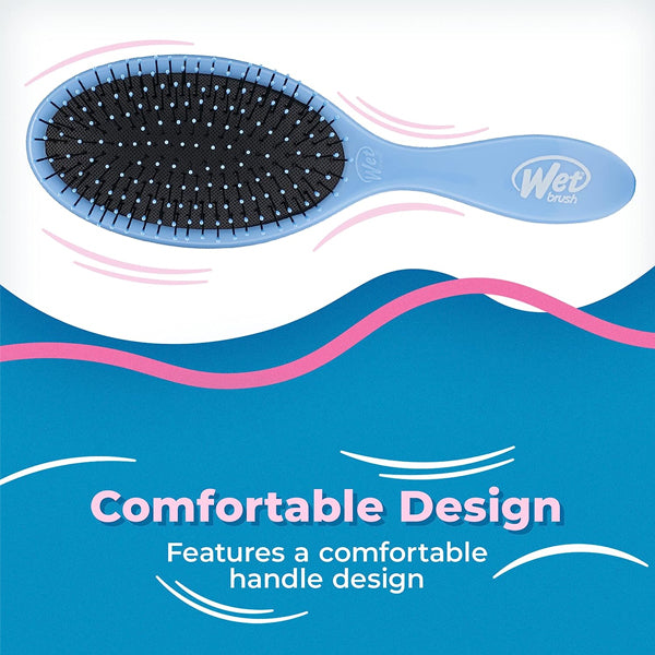 Wet Brush Original Detangler For Thick Hair Blue