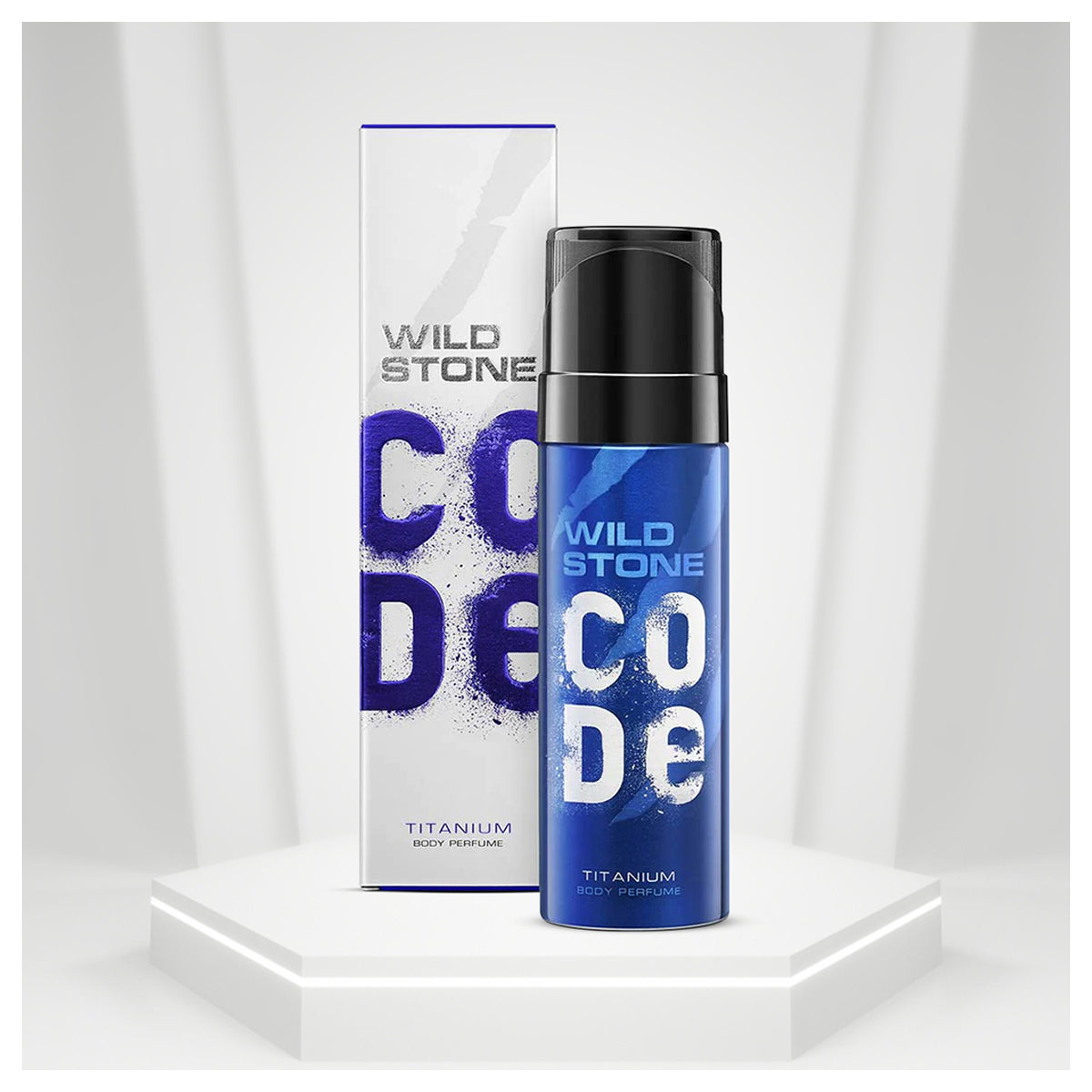 Wild Stone Code Titanium Body Perfume Spray for Men 120ml