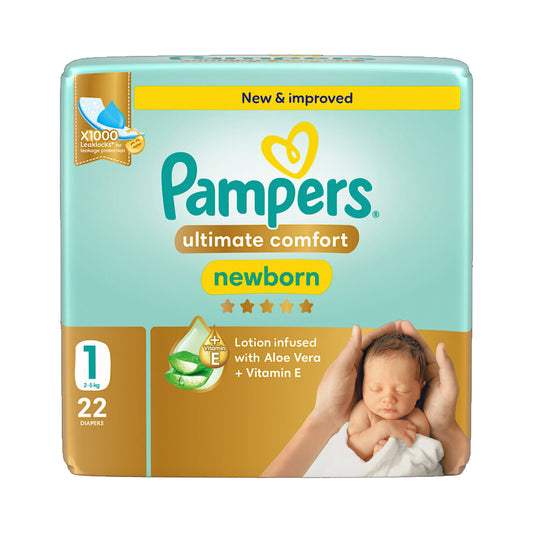 Pampers Ultimate Comfort Size 1 22 Diapers