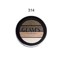 Load image into Gallery viewer, Glams Makeup Quatro Eyeshadow