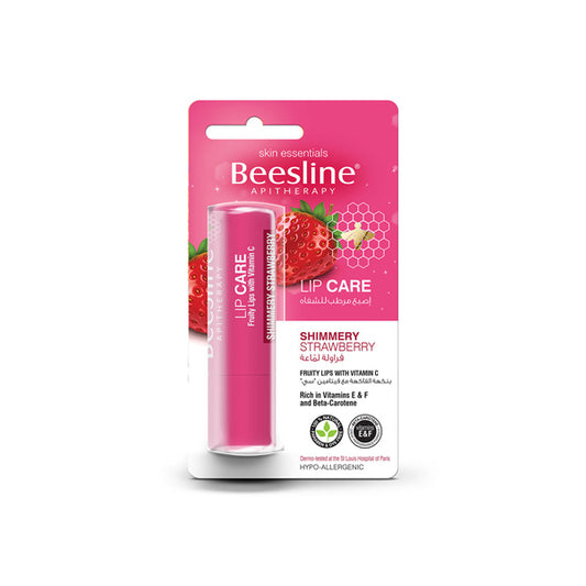 BEESLINE LIP CARE SHIMMERY STRAWBERRY