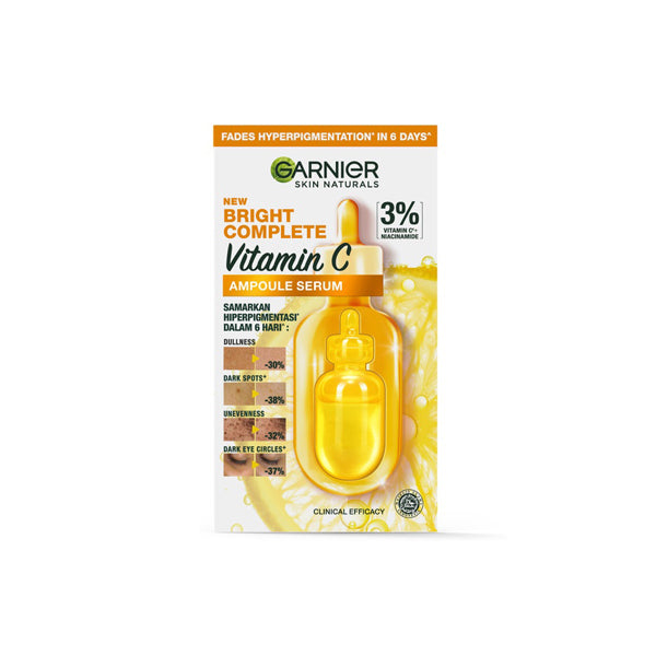 GARNIER FAST BRIGHT VITAMIN C AMPOULE SERUM 1.5ML
