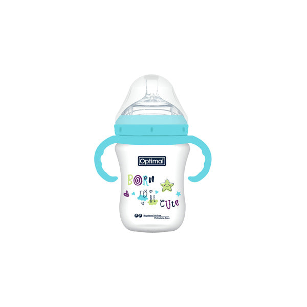 Optimal Mamilla Extra Wide Neck With Handle Double Anti Colic System (300ml) 6+