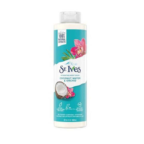 ST IVES SOFTENING COCONUT & ORCHID BODY WASH 650ML