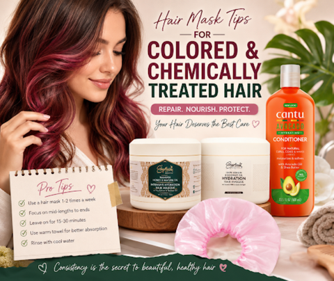 Hair Mask Tips for Colored and Chemically Treated Hair