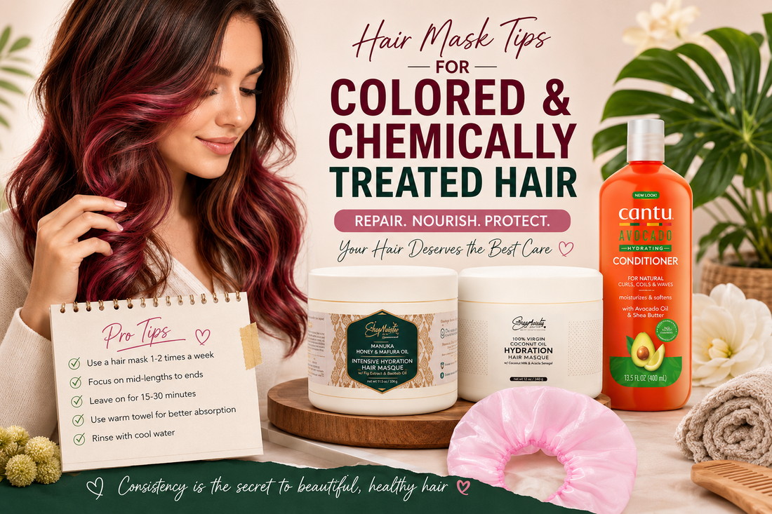 Hair Mask Tips for Colored and Chemically Treated Hair