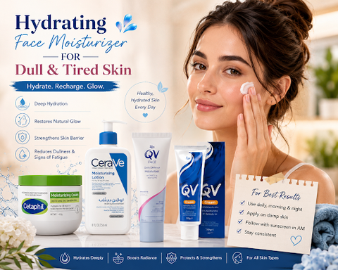 Hydrating Face Moisturizer for Dull and Tired Skin