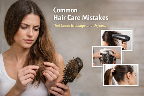 Common Hair Care Mistakes That Cause Breakage and Dryness