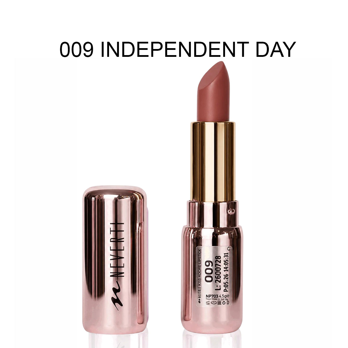 Neverti Kiss Adore Shiny Lipstick