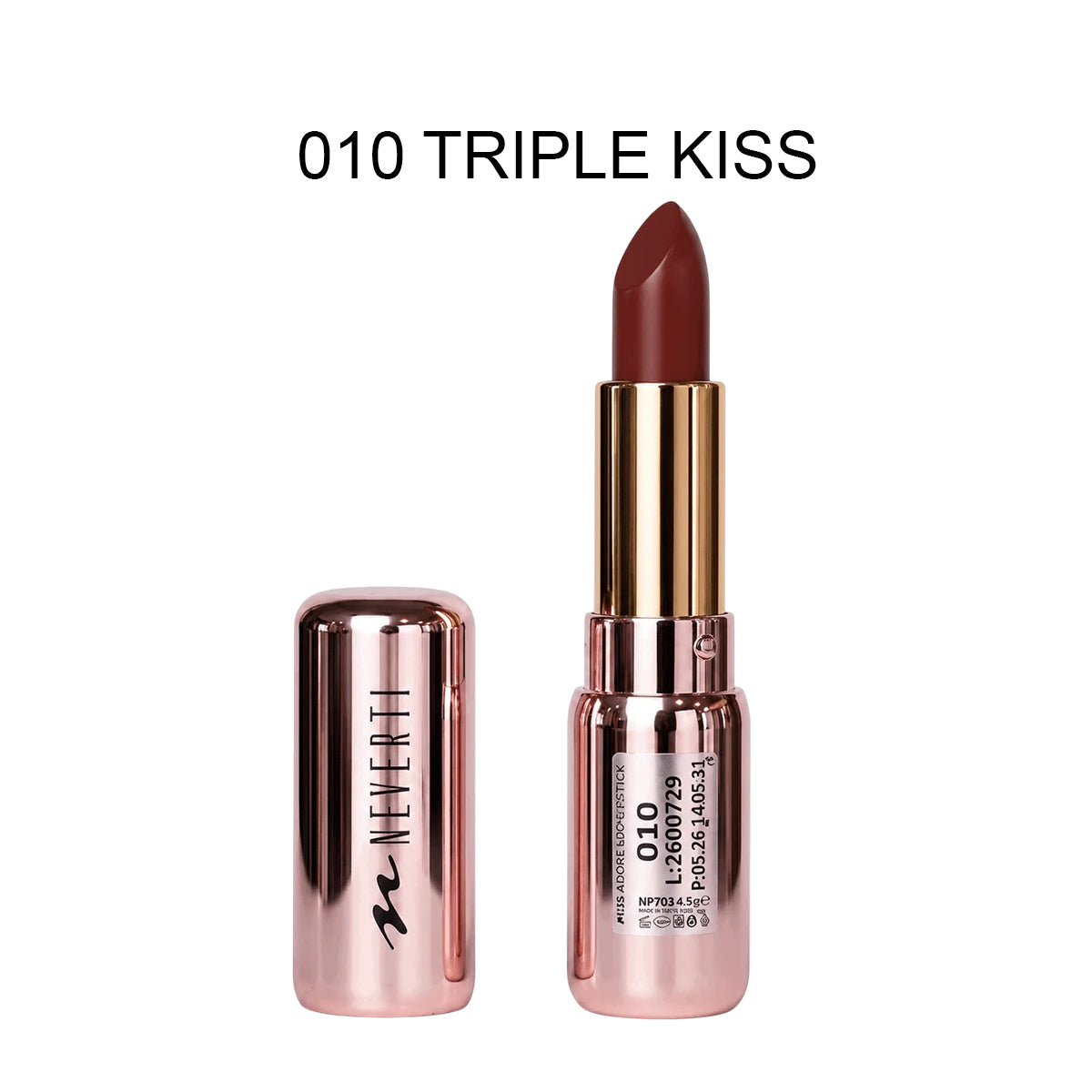 Neverti Kiss Adore Shiny Lipstick