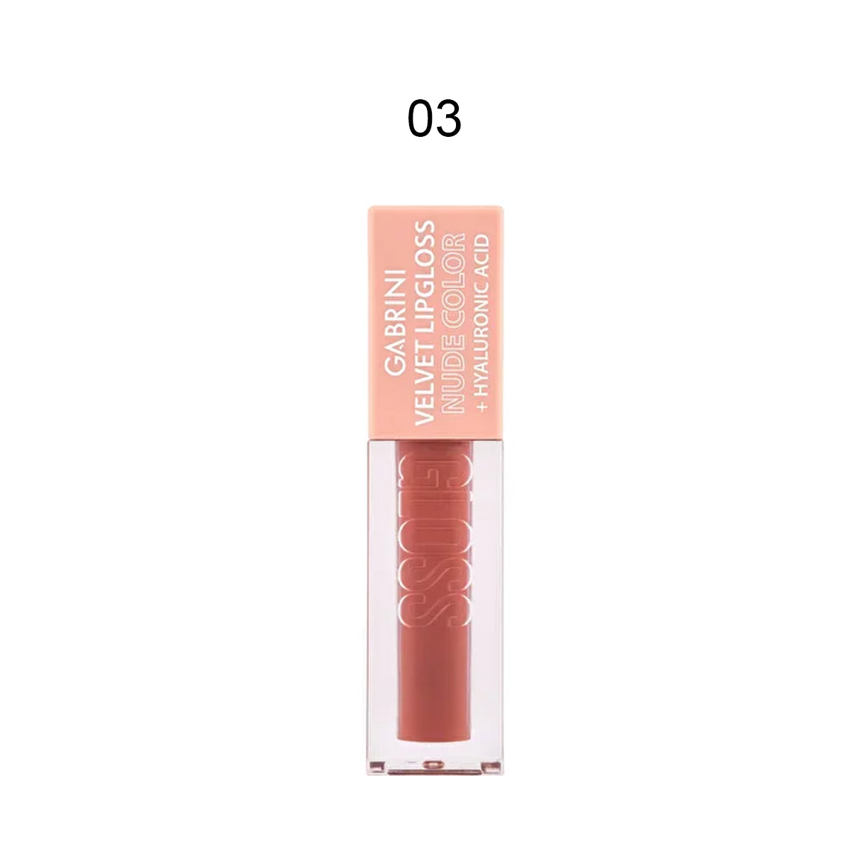 Gabrini Velvet Lip Gloss Nude Color