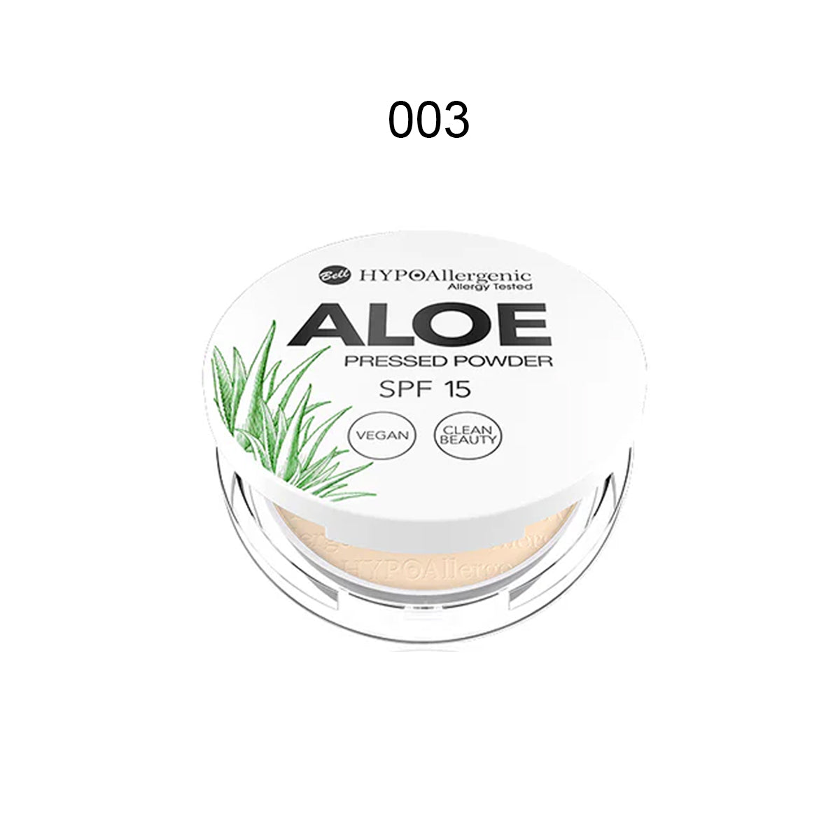 Bell Hypoallergenic Aloe Pressed Powder SPF15