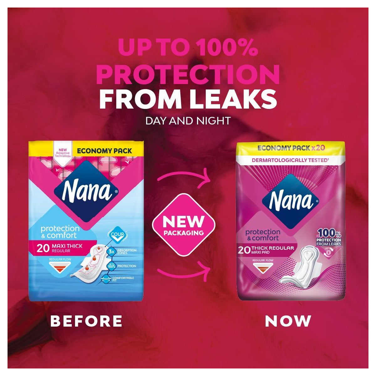 Nana Economy Pack Maxi Thick Regular 20 Pads