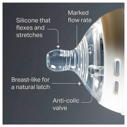 Tommee Tippee Natural Start 2x Anti-Colic Med Flow Taet