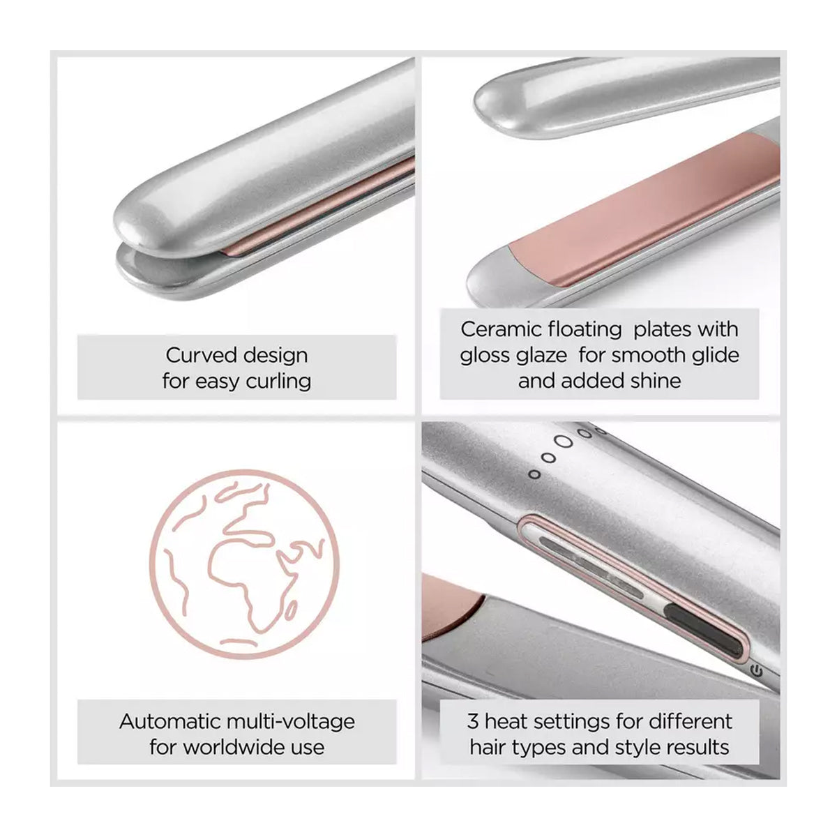 Babyliss Cosmos Styler Smooth Sleek Hair Straightener With 25mm Ceramic Plates