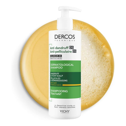 Vichy Dercos Anti-dandruff Shampoo For Dry Hair 390ml
