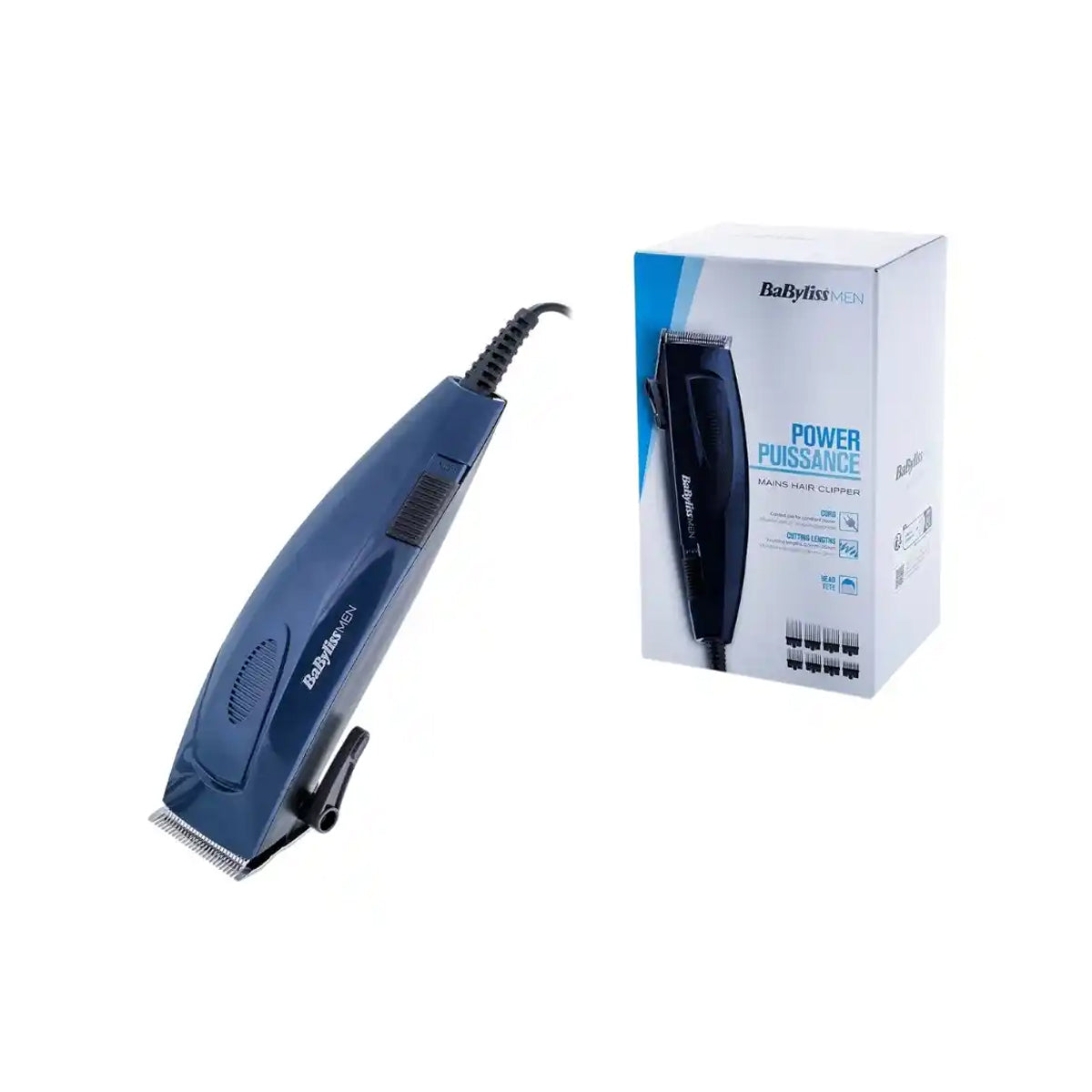 Babyliss Hair Clipper Corded 9 Cutting Lengths 8 Attachments