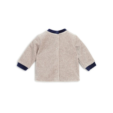Chicco Boys Dark Blue Applique Smock with Legging 6 Months