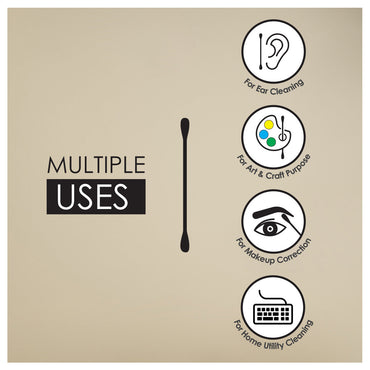 Tulips Bamboo Stick Cotton Buds 200 Pcs